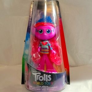 New Dreamworks Trolls World Tour Stylin' Mermaid Fashion Doll